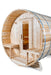 Dundalk Leisurecraft Canadian Timber 4 Person Serenity Barrel Sauna | CTC2245W - WellMed Supply