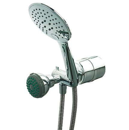 Crystal Quest Handheld and Shower Head Combo Filter