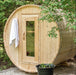 Dundalk Leisurecraft Canadian Timber 4 Person Harmony Barrel Sauna | CTC22W - WellMed Supply