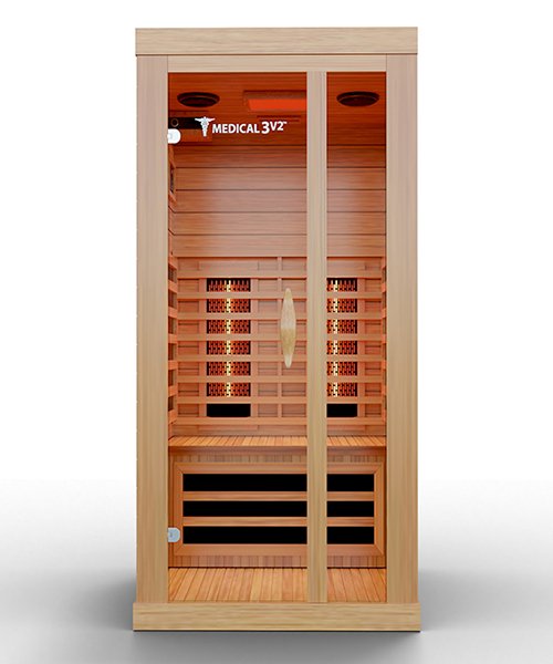 Medical Sauna - Medical 3 Version 2.0 1 Person Infrared Sauna - WellMed Supply