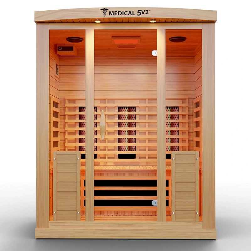 Medical Sauna - Medical 5 Version 2.0 3 Person Infrared Sauna - WellMed Supply