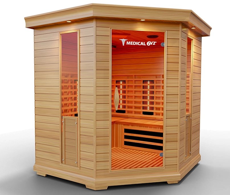 Medical Sauna - Medical 6 Version 2.0 4-6 Person Infrared Sauna - WellMed Supply