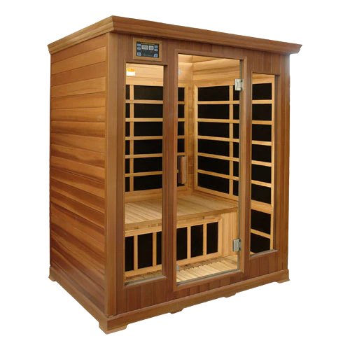 HealthSmart 3 Person FAR Infrared Sauna - WellMed Supply