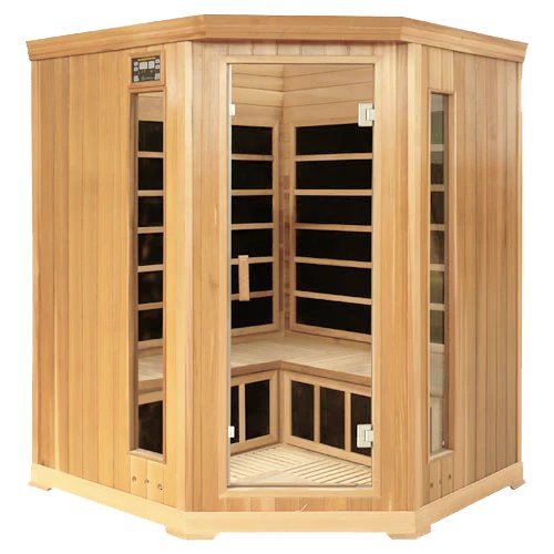 HealthSmart 4 Person Corner FAR Infrared Sauna - WellMed Supply