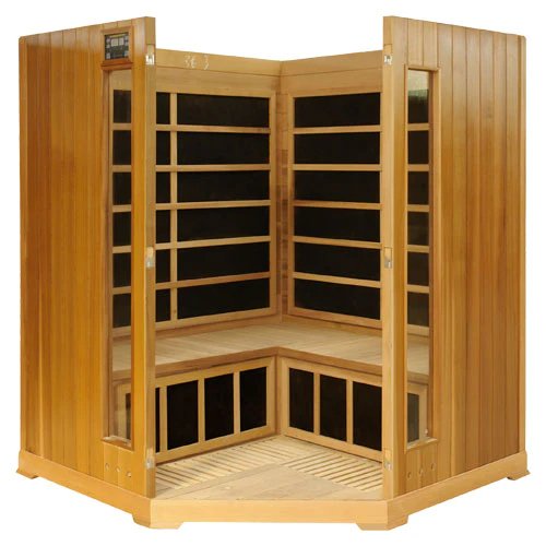 HealthSmart 4 Person Corner FAR Infrared Sauna - WellMed Supply