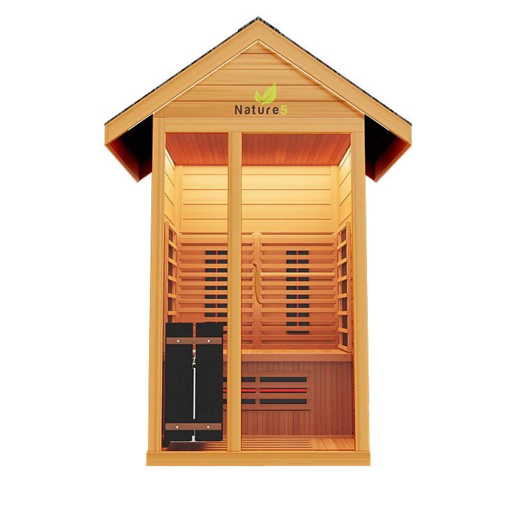 Nature 5 Sauna - 2 Person Outdoor Infrared Sauna - WellMed Supply