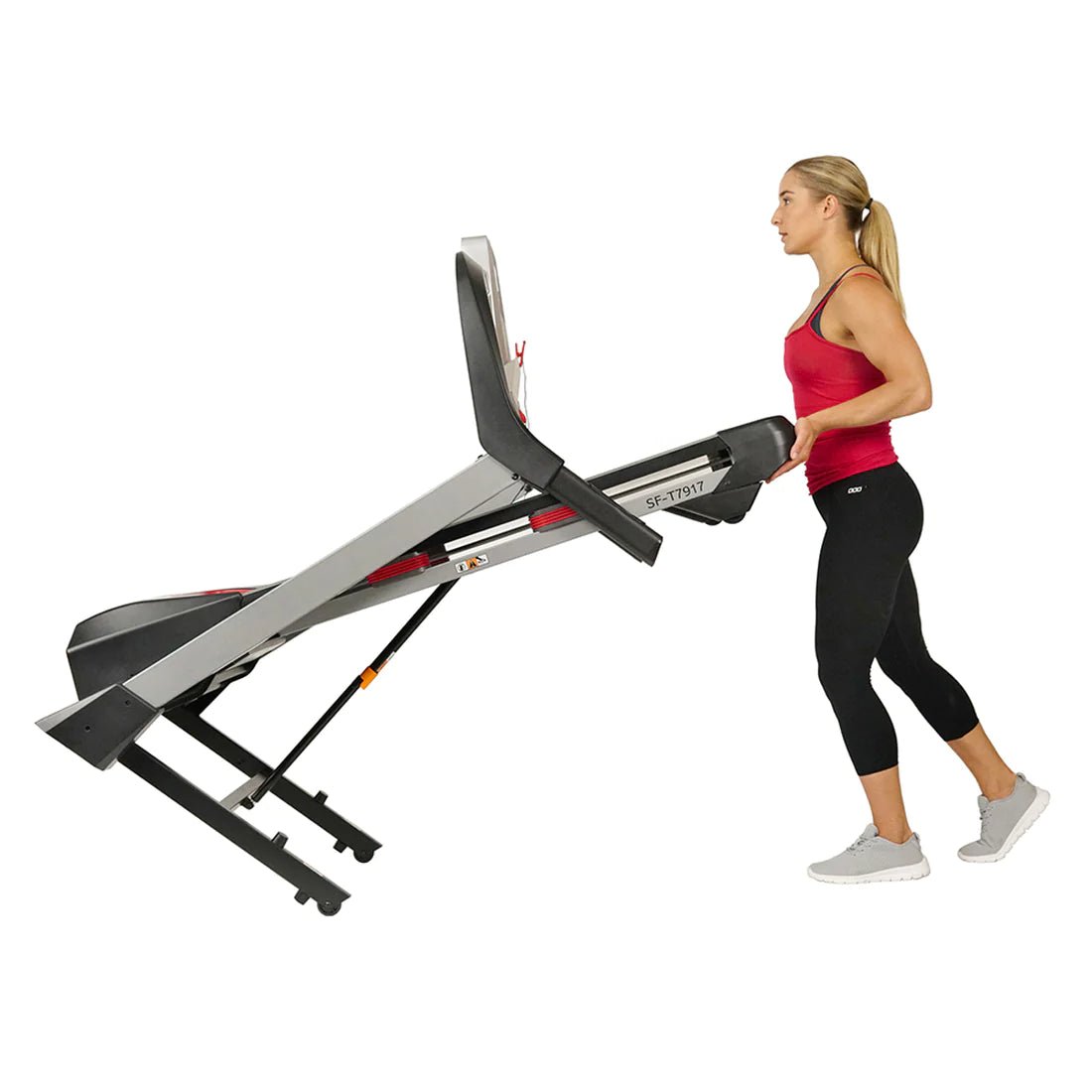 Sunny Health & Fitness Electric Folding Treadmill - WellMed Supply